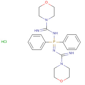 834878-02-3  4-Morpholinecarboximidamide,N-[[(imino-4-morpholinylmethyl)amino]diphenylphosphoranylidene]-,monohydrochloride