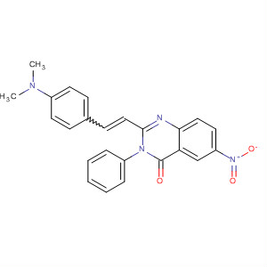 834881-70-8  4(3H)-Quinazolinone,2-[2-[4-(dimethylamino)phenyl]ethenyl]-6-nitro-3-phenyl-