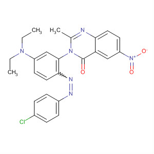834881-79-7  4(3H)-Quinazolinone,3-[2-[(4-chlorophenyl)azo]-5-(diethylamino)phenyl]-2-methyl-6-nitro-