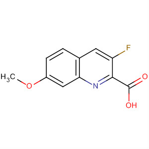 834884-10-5  2-Quinolinecarboxylic acid, 3-fluoro-7-methoxy-