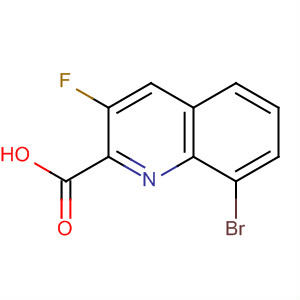 834884-11-6  2-Quinolinecarboxylic acid, 8-bromo-3-fluoro-