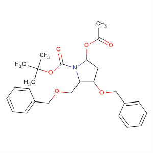 834895-39-5  1-Pyrrolidinecarboxylic acid,5-(acetyloxy)-3-(phenylmethoxy)-2-[(phenylmethoxy)methyl]-,1,1-dimethylethyl ester, (2R,3S)-