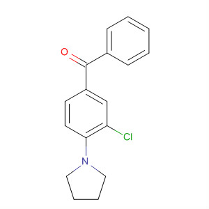 834895-53-3  Methanone, [3-chloro-4-(1-pyrrolidinyl)phenyl]phenyl-