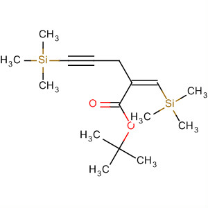 834897-90-4  4-Pentynoic acid, 5-(trimethylsilyl)-2-[(trimethylsilyl)methylene]-,1,1-dimethylethyl ester, (2Z)-