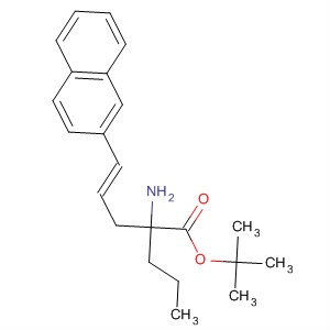 834905-23-6  4-Pentenoic acid, 2-amino-5-(2-naphthalenyl)-2-propyl-,1,1-dimethylethyl ester, (4E)-