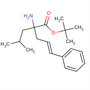 834905-24-7  4-Pentenoic acid, 2-amino-2-(2-methylpropyl)-5-phenyl-,1,1-dimethylethyl ester, (4E)-