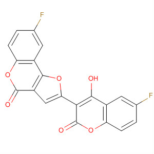 835596-96-8  4H-Furo[3,2-c][1]benzopyran-4-one,8-fluoro-2-(6-fluoro-4-hydroxy-2-oxo-2H-1-benzopyran-3-yl)-