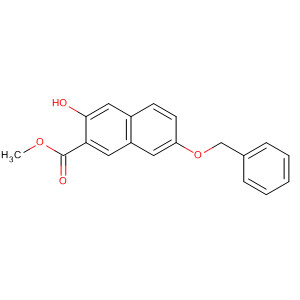 835618-37-6  2-Naphthalenecarboxylic acid, 3-hydroxy-7-(phenylmethoxy)-, methylester