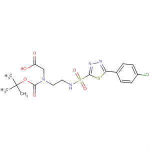 835622-40-7, Glycine,N-[2-[[[5-(4-chlorophenyl)-1,3,4-thiadiazol-2-yl ...