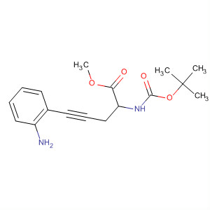 835627-46-8  4-Pentynoic acid,5-(2-aminophenyl)-2-[[(1,1-dimethylethoxy)carbonyl]amino]-, methylester, (2S)-