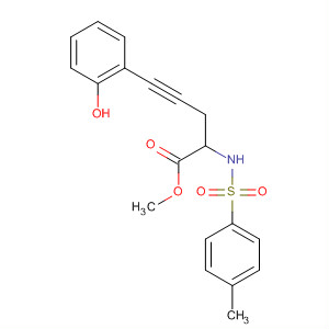 835627-50-4  4-Pentynoic acid,5-(2-hydroxyphenyl)-2-[[(4-methylphenyl)sulfonyl]amino]-, methyl ester