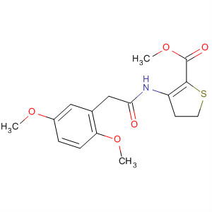 835628-87-0  2-Thiophenecarboxylic acid,3-[[(2,5-dimethoxyphenyl)acetyl]amino]-4,5-dihydro-, methyl ester