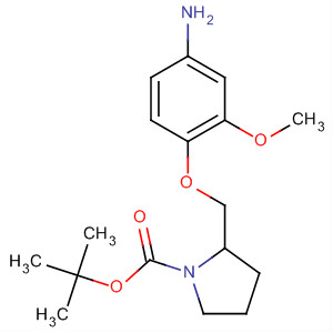 835633-66-4  1-Pyrrolidinecarboxylic acid, 2-[(4-amino-2-methoxyphenoxy)methyl]-,1,1-dimethylethyl ester, (2R)-