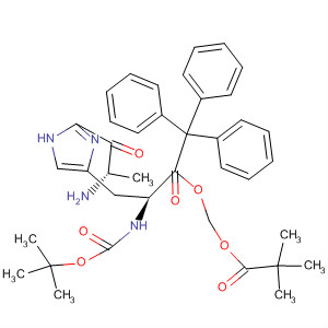 835871-03-9  L-Histidine,N-[(1,1-dimethylethoxy)carbonyl]-b-alanyl-1-(triphenylmethyl)-,(2,2-dimethyl-1-oxopropoxy)methyl ester