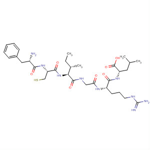 835872-35-0  L-Leucine, L-phenylalanyl-L-cysteinyl-L-isoleucylglycyl-L-arginyl-