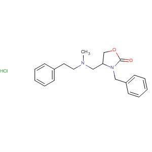 835882-67-2  2-Oxazolidinone,4-[[methyl(2-phenylethyl)amino]methyl]-3-(phenylmethyl)-,monohydrochloride