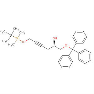 835882-70-7  4-Hexyn-2-ol,6-[[(1,1-dimethylethyl)dimethylsilyl]oxy]-1-(triphenylmethoxy)-, (2R)-