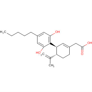 835902-03-9  1-Cyclohexene-1-acetic acid,3-(2,6-dihydroxy-4-pentylphenyl)-4-(1-methylethenyl)-, (3S,4S)-