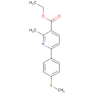 835913-11-6  3-Pyridinecarboxylic acid, 2-methyl-6-[4-(methylthio)phenyl]-, ethyl ester