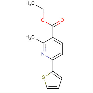 835913-12-7  3-Pyridinecarboxylic acid, 2-methyl-6-(2-thienyl)-, ethyl ester