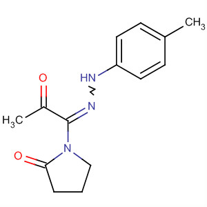 835916-74-0  2-Pyrrolidinone, 1-[1-[(4-methylphenyl)hydrazono]-2-oxopropyl]-