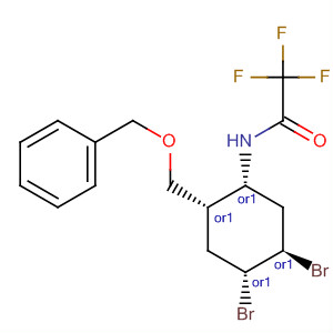 836607-77-3  Acetamide,N-[(1R,2S,4R,5R)-4,5-dibromo-2-[(phenylmethoxy)methyl]cyclohexyl]-2,2,2-trifluoro-, rel-