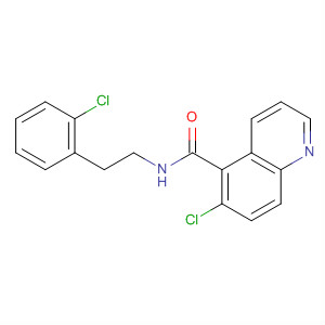 836612-36-3  5-Quinolinecarboxamide, 6-chloro-N-[2-(2-chlorophenyl)ethyl]-