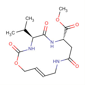 836612-86-3  1-Oxa-3,6,10-triazacyclotetradec-12-ene-7-carboxylic acid,4-(1-methylethyl)-2,5,9-trioxo-, methyl ester, (4S,7S,12E)-
