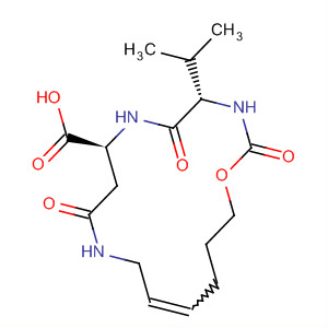 836612-91-0  1-Oxa-3,6,10-triazacyclohexadec-12-ene-7-carboxylic acid,4-(1-methylethyl)-2,5,9-trioxo-, (4S,7S)-