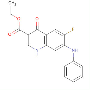 836619-79-5  3-Quinolinecarboxylic acid,6-fluoro-1,4-dihydro-4-oxo-7-(phenylamino)-, ethyl ester