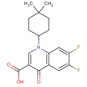 836619-98-8  3-Quinolinecarboxylic acid,1-(4,4-dimethylcyclohexyl)-6,7-difluoro-1,4-dihydro-4-oxo-