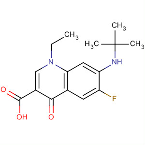 836620-06-5  3-Quinolinecarboxylic acid,7-[(1,1-dimethylethyl)amino]-1-ethyl-6-fluoro-1,4-dihydro-4-oxo-