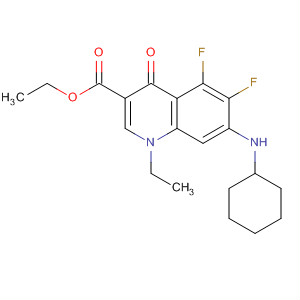 836620-54-3  3-Quinolinecarboxylic acid,7-(cyclohexylamino)-1-ethyl-5,6-difluoro-1,4-dihydro-4-oxo-, ethyl ester