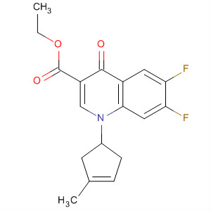 836621-25-1  3-Quinolinecarboxylic acid,6,7-difluoro-1,4-dihydro-1-(3-methyl-3-cyclopenten-1-yl)-4-oxo-, ethylester