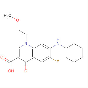 836621-41-1  3-Quinolinecarboxylic acid,7-(cyclohexylamino)-6-fluoro-1,4-dihydro-1-(2-methoxyethyl)-4-oxo-