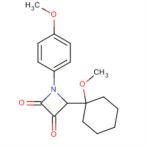 836622-90-3  2,3-Azetidinedione, 4-(1-methoxycyclohexyl)-1-(4-methoxyphenyl)-