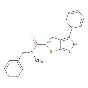 836633-08-0  1H-Thieno[2,3-c]pyrazole-5-carboxamide,N-methyl-3-phenyl-N-(phenylmethyl)-