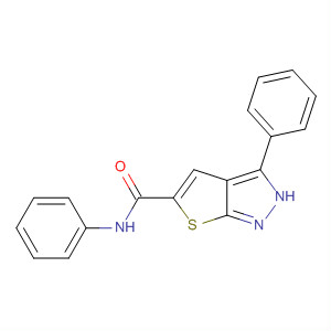 836633-09-1  1H-Thieno[2,3-c]pyrazole-5-carboxamide, N,3-diphenyl-