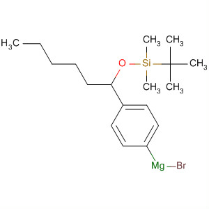 836643-53-9  Magnesium,bromo[4-[1-[[(1,1-dimethylethyl)dimethylsilyl]oxy]hexyl]phenyl]-