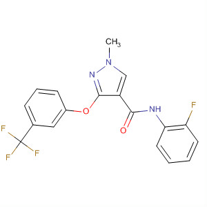 836652-86-9  1H-Pyrazole-4-carboxamide,N-(2-fluorophenyl)-1-methyl-3-[3-(trifluoromethyl)phenoxy]-