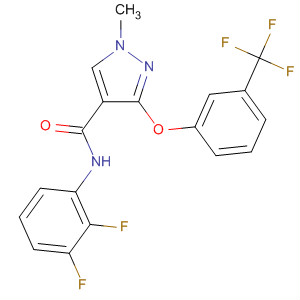 836652-87-0  1H-Pyrazole-4-carboxamide,N-(2,3-difluorophenyl)-1-methyl-3-[3-(trifluoromethyl)phenoxy]-