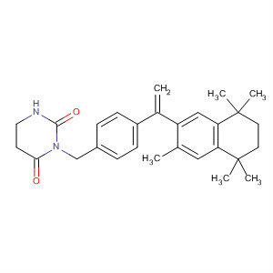 836659-99-5  2,4(1H,3H)-Pyrimidinedione,dihydro-3-[[4-[1-(5,6,7,8-tetrahydro-3,5,5,8,8-pentamethyl-2-naphthalenyl)ethenyl]phenyl]methyl]-