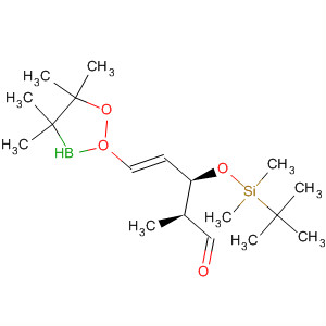 836671-07-9  4-Pentenal,3-[[(1,1-dimethylethyl)dimethylsilyl]oxy]-2-methyl-5-(4,4,5,5-tetramethyl-1,3,2-dioxaborolan-2-yl)-, (2S,3R,4E)-