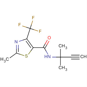 837366-07-1  5-Thiazolecarboxamide,N-(1,1-dimethyl-2-propynyl)-2-methyl-4-(trifluoromethyl)-