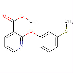 837377-10-3  3-Pyridinecarboxylic acid, 2-[3-(methylthio)phenoxy]-, methyl ester