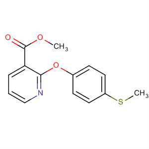 837377-26-1  3-Pyridinecarboxylic acid, 2-[4-(methylthio)phenoxy]-, methyl ester