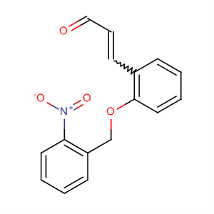 837387-07-2  2-Propenal, 3-[2-[(2-nitrophenyl)methoxy]phenyl]-