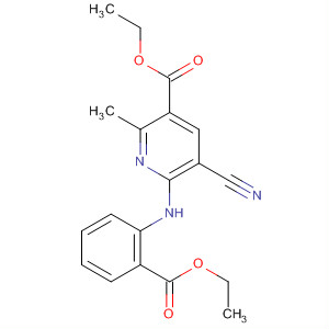 837412-27-8  3-Pyridinecarboxylic acid,5-cyano-6-[[2-(ethoxycarbonyl)phenyl]amino]-2-methyl-, ethyl ester