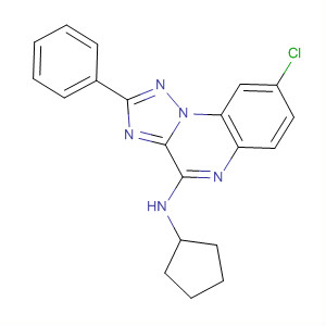 837416-11-2  [1,2,4]Triazolo[1,5-a]quinoxalin-4-amine,8-chloro-N-cyclopentyl-2-phenyl-