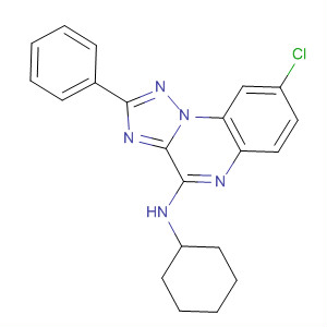 837416-12-3  [1,2,4]Triazolo[1,5-a]quinoxalin-4-amine,8-chloro-N-cyclohexyl-2-phenyl-